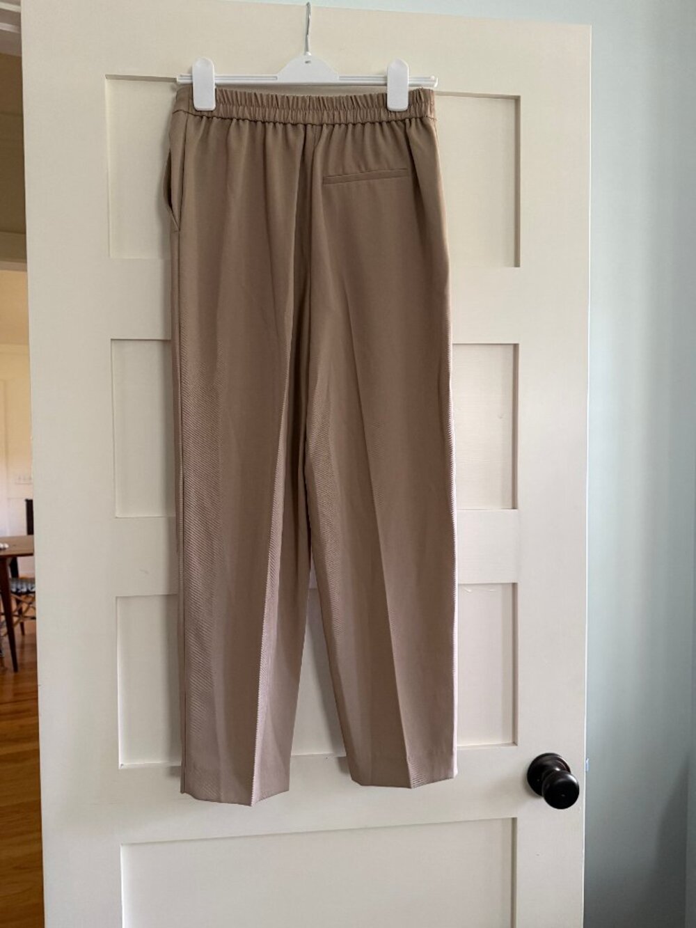 Reiss Pull-On Trousers, Khaki – Size 6 – New With Tags - Picture 2 of 6